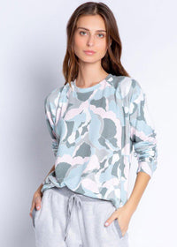 PJ Salvage Camo Bloom Long Sleeve Top-***FINAL SALE***-Hand In Pocket