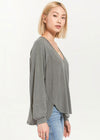 Z Supply Plira Slub Sweater - Ash Green***FINAL SALE***-Hand In Pocket