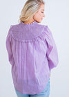 Karlie Wisteria Linen Blouse***FINAL SALE***-Hand In Pocket