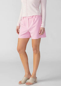 Sanctuary Halle Trouser Short - Pink-Hand In Pocket