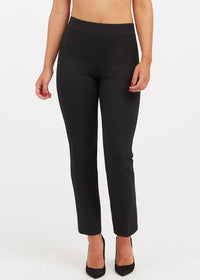 Spanx The Perfect Black Pant- Slim Straight-Hand In Pocket